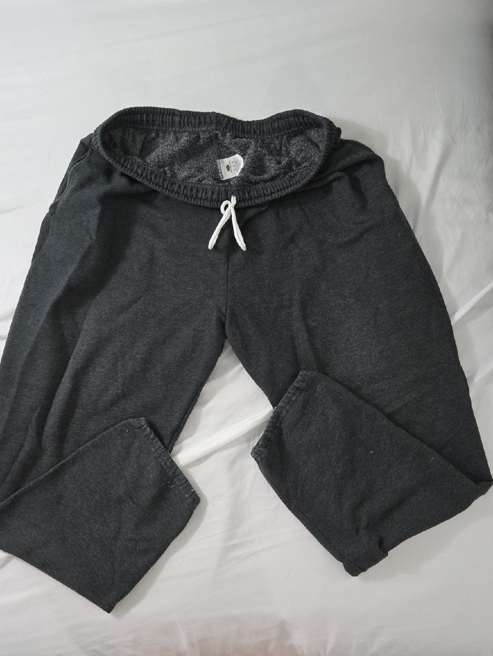 Fruit of the Loom Charcoal Fleece-Lined Joggers